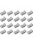 20 Adet 24MM x 11MM x 10MM Konsol Mikser Slider Fader Topuzlar Için Yedek Potansiyometre Gri Topuzu Siyah Mark (Yurt Dışından) 1