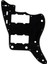 Usa Vintage 60S Jazzmaster ve Sq Classic Vibe Için 13 Delikli Gitar Pickguard, 4ply Siyah (Yurt Dışından) 1