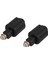 Paket Optik 3.5mm Dişi Mini Jak Fişi Dijital Toslink M Ses Adaptörüne (Yurt Dışından) 2