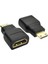 5 Paket Mini HDMI Adaptörü Altın Kaplama Mini HDMI Erkek - HDMI Dişi Yüksek Hızlı HDMI Tip C - Raspberry Pi Zero, Kamera, Video Kamera, Dslr, Tablet, Video Kartı Için Uyumlu (Yurt Dışından) 3