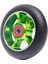 2 Adet 100MM Scooter Yedek Tekerlekler Rulmanlar Alüminyum Aşınmaya Dayanıklı Pu Scooter Parçaları Scooter Aksesuarları, Yeşil (Yurt Dışından) 3