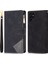 Samsung Galaxy S24 Ultra Pu Deri Fermuar Cep Çizgileri Baskılı Kapak (Yurt Dışından) 2