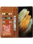 Galaxy S24 Ultra Cep Telefonu Kılıfı Manyetik Kapanış Pu Deri Stand Kapağı (Yurt Dışından) 3