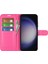 Galaxy S24 Ultra Litchi Doku Doku Cüzdan Telefon Kapağı Stand (Yurt Dışından) 1