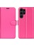 Galaxy S24 Ultra Litchi Doku Doku Cüzdan Telefon Kapağı Stand (Yurt Dışından) 2