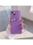 Apple iPhone 15 Plus Uyumlu Kılıf Love Bear Silikon Kılıf Lila 1