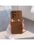 Samsung Galaxy S22 Ultra Uyumlu Kılıf Love Bear Silikon Kılıf Kahverengi 1