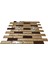 Mutfak Tezgah Arası ve İç Dekorasyon İçin Kristal Cam Mozaik. Cam Ölçüsü: 23X73 Mm. File Ölçüsü: 30X30 Cm. ( 1 Koli = 1 m2 Fiyatıdır ) 4