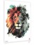 3 Boyutlu Aslan Unisex Geçici Dövme Lion Tattoo 1