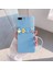 Apple iPhone 8 Plus Uyumlu Kılıf Love Bear Silikon Kılıf Açık Mavi 1