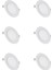 (6 Adet) 6W Slim LED Panel %100 Alüminyum 6500K Beyaz Işık CT-5145B 1