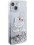 Apple iPhone 15 Kılıf Hello Kitty Orjinal Lisanslı Ikonik Sıvılı Glitter Kapak 5