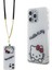 Apple iPhone 15 Pro Max Kılıf Hello Kitty Orjinal Lisanslı Askılı Yazı ve Ikonik Logolu Daydreaming Kapak 1