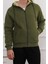 Erkek Ultra Termal Sherpa Astarlı Kapüşonlu Fermuarlı Cepli Kışlık Sweatshirt 2