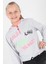 Kids Kız Always Baskılı Kapşonlu Sweat Uzun Kollu Kapşonlu Sweatshirt Pamuklu AK722407 2