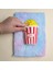 Squishy Tasarımlı Peluş Popcorn Çizgili Defter 3
