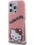 Apple iPhone 15 Pro Kılıf Hello Kitty Orjinal Lisanslı Askılı Yazı ve Ikonik Logolu Daydreaming Kapak 4