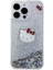 Apple iPhone 15 Pro Max Kılıf Hello Kitty Orjinal Lisanslı Ikonik Sıvılı Glitter Kapak 3