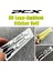 Pcx Amblem Logo Metal Sticker Yazı 2 Adet Set Gümüş Gri 1