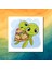 Tekli Kare Kanvas Çocuk Odası Sevimli Kaplumbağalar Tablosu 3
