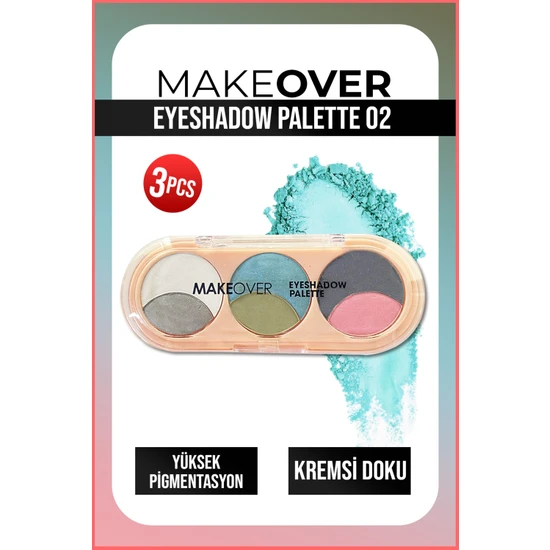 Makeover Eyeshadow Palette 3pcs No02