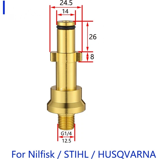 Xiyu Shop Yeşil Stil Metal Adaptör Köpük Memesi Köpük Tabancası Nilfisk Stihl Karcher Bosche Zanaatkar Kew Gerni Ar M22 Için Yüksek Basınçlı Sabun Köpürtücü (Yurt Dışından)