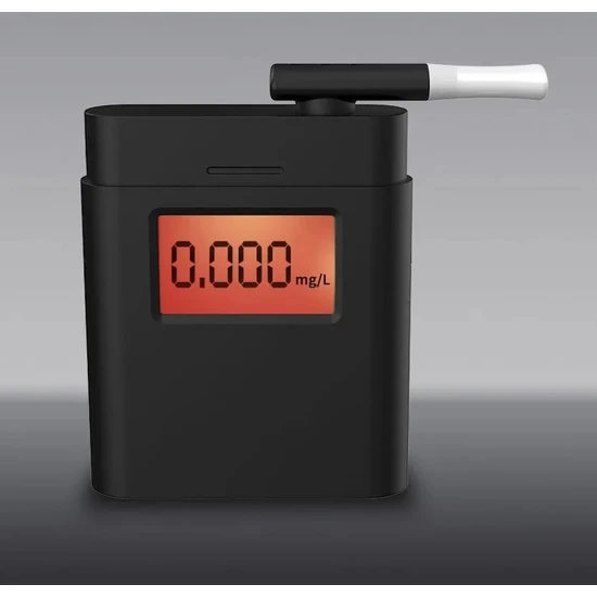 Xiyu Shop Siyah Stil Yüksek Doğruluklu Alkolmetre Dijital Alkol Test Cihazı Şarap Alkol Testi Derece Dönen LCD Arka Işık Alkol Breathalyzer (Yurt Dışından)