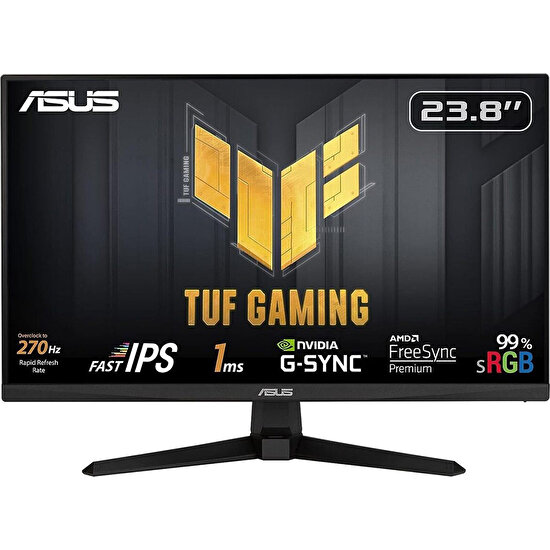 ASUS Tuf Gaming VG249QM1A 23.8 inç 270Hz 1ms Full HD G-Sync Uyumlu Fast IPS Gaming Monitör
