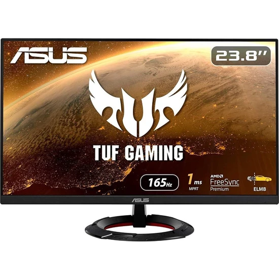 Asus TUF Gaming VG249Q1R 23.8 165Hz 1ms (HDMI+Display) FreeSync Full HD IPS Monitör