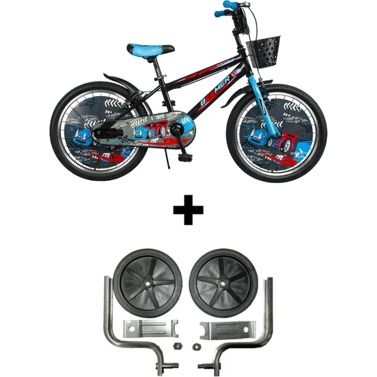 Tunca Beemer 20 Jant New Design 7 - 10 Yaş Çocuk Bisikleti ( 2024 Model ) + Yan Takviye Destek Tekeri