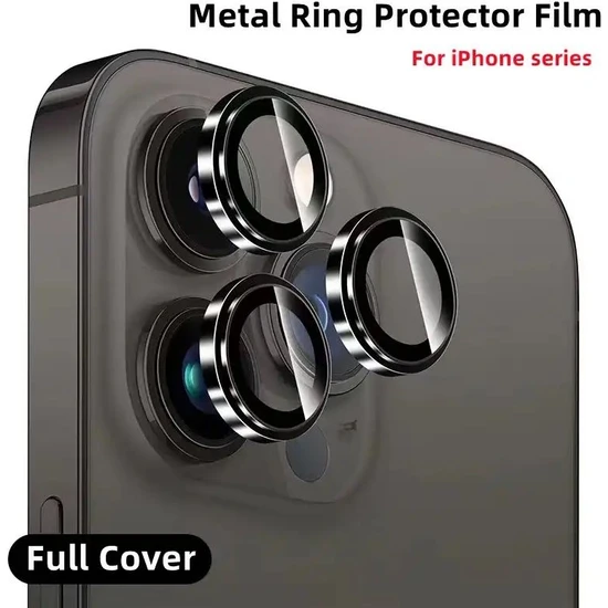 Empo Cases Apple Iphone 15 Pro ve 15 Pro Max Uyumlu %100 Safir Kamera Lens Koruyucu