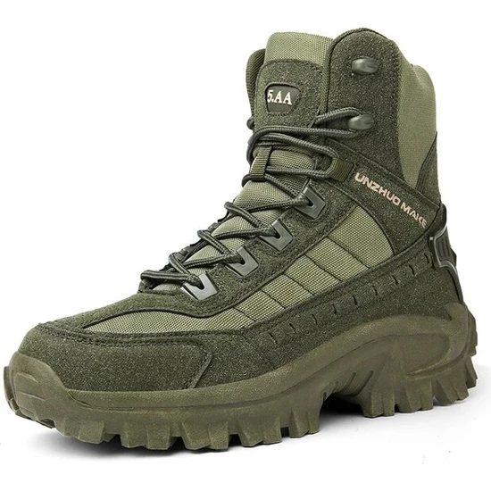 Bra2nd 2024 Yeni Kış Ayakkabı Askeri Taktik Erkek Botları Özel Kuvvet Deri Çöl Savaş Bile Ğe Kadar Bot Ordu Erkek Ayakkabıları Art I Boyutu (Yurt Dışından)