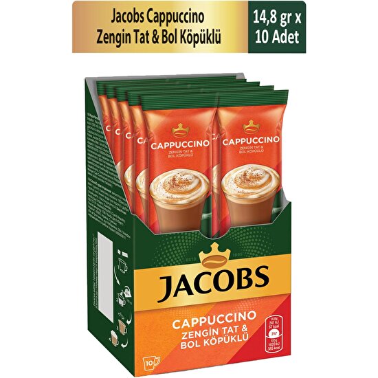 Jacobs Cappuccino 10'lu Poşet Kahve