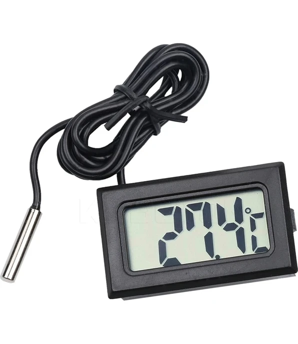 Resim Xiyu Shop Siyah Stil Mini Sıcaklık Sensörü LCD Araba Dijital Termometre Higrometre Sıcaklık Kapalı Açık Nem Ölçer Ölçer Aletleri (Yurt Dışından) 