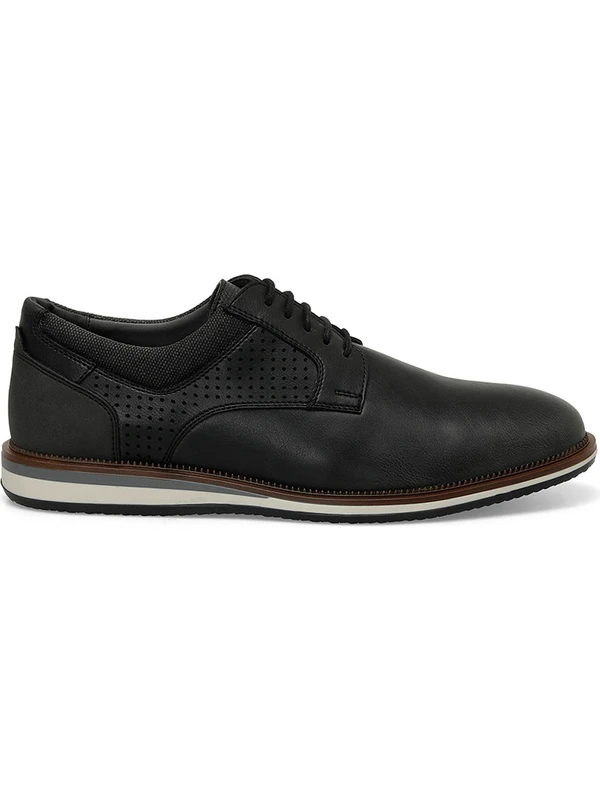 JJ-Stiller 9852-3 4fx Siyah Erkek Klasik Ayakkabı
