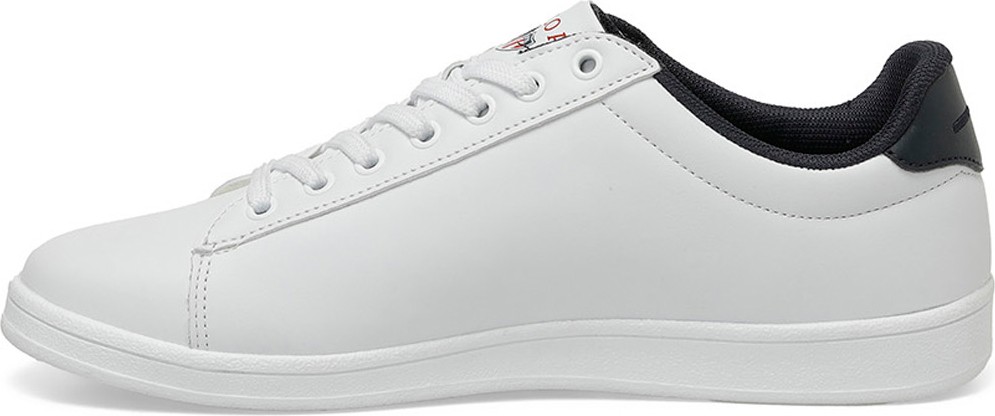 U.S. Polo Assn. Beyaz Franco 4fx Erkek Sneaker Suni Deri Düz Taban ile Şık Tasarım görsel 3