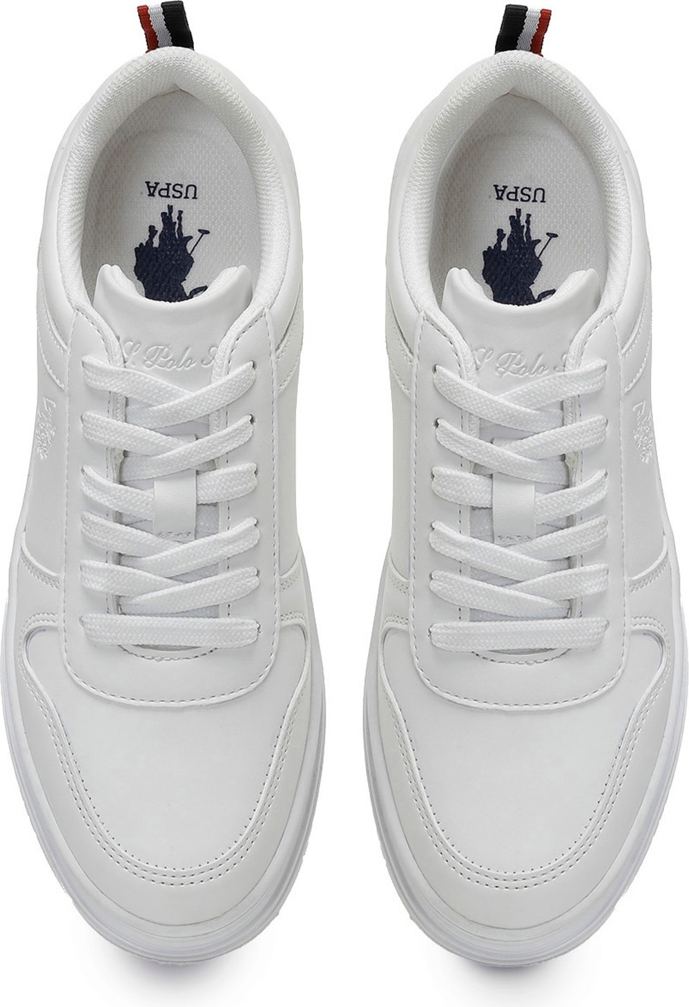 U.S. Polo Assn. Surı 4fx Beyaz Kadın Sneaker Düz Tabanlı Şık Tasarım ile Rahat Kullanım görsel 4