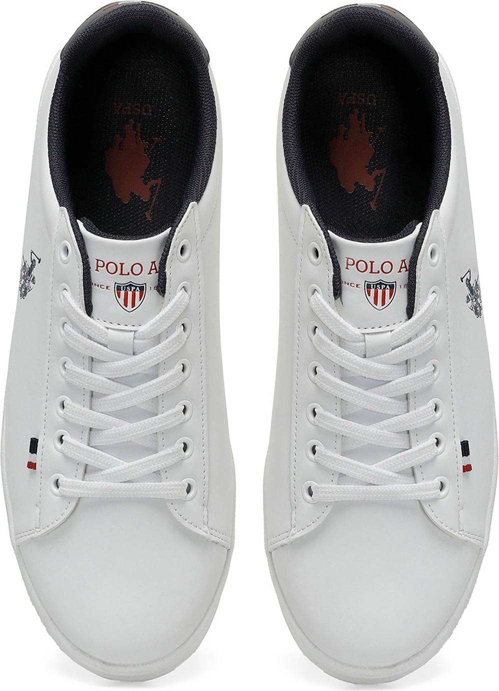 U.S. Polo Assn. Beyaz Franco 4fx Erkek Sneaker Suni Deri Düz Taban ile Şık Tasarım görsel 4