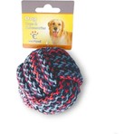 7-24 AVM Yıkanabilir Köpek Oyuncağı Topu, Diş Ipi, Kemirme Oyuncağı, Halat Isırma Çekme Oyuncağı Büyük Boy