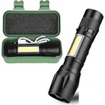 Cata LED El Feneri CT-8024 Şarj Edilebilir Özellikli Dayanıklı Malzeme ile Enerji Tasarruflu