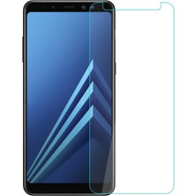 Fibaks Samsung Galaxy A8 2018 Ekran Koruyucu Kısa Temperli Esnek Nano Cam 9h Kırılmaz Cam Koruma