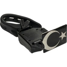 Epic USB Turkish Flag LED Işıklı Bisiklet Arka Stop