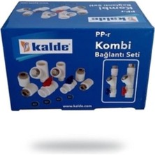 Kalde Kombi Montaj Seti Düz Pp 8`li Alt Bağlantı Seti