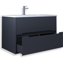 Teta Home Madrid 65 cm Mdf Banyo Lavabolu Alt Dolap