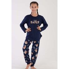 Vienetta Pamuklu Kız Çocuk Pijama Takım
