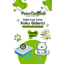 PureCanpati Kedi Kumu Koku Giderici - Kötü Kokuları Giderir - Doğal Koku Giderici - Yasemin Kokulu 240 Gr.