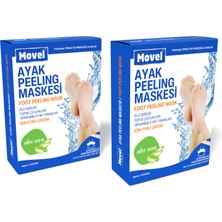 Movel Ayak Peeling Maskesi Çorap Tipi Ölü Derileri Soyan Peeling Çorabı  2adet