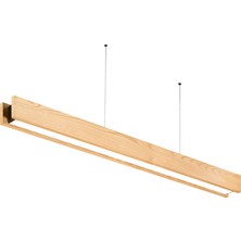 Woodlight Ahşap Aydınlatma Lineer 3000K(GÜN Işığı) Sarkıt LED Armatür Linear Aydınlatma