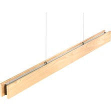 Woodlight Ahşap Aydınlatma Lineer 3000K(GÜN Işığı) Sarkıt LED Armatür Linear Aydınlatma