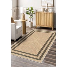 West Home Dijital Baskı Makinede Yıkanabilir Kaymaz Taban Leke Tutmaz Salon Halısı Mutfak Halısı ve Yolluk